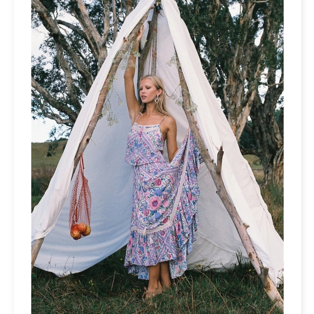 Spell Babushka Skirt Set SZ M/L 💜🩵